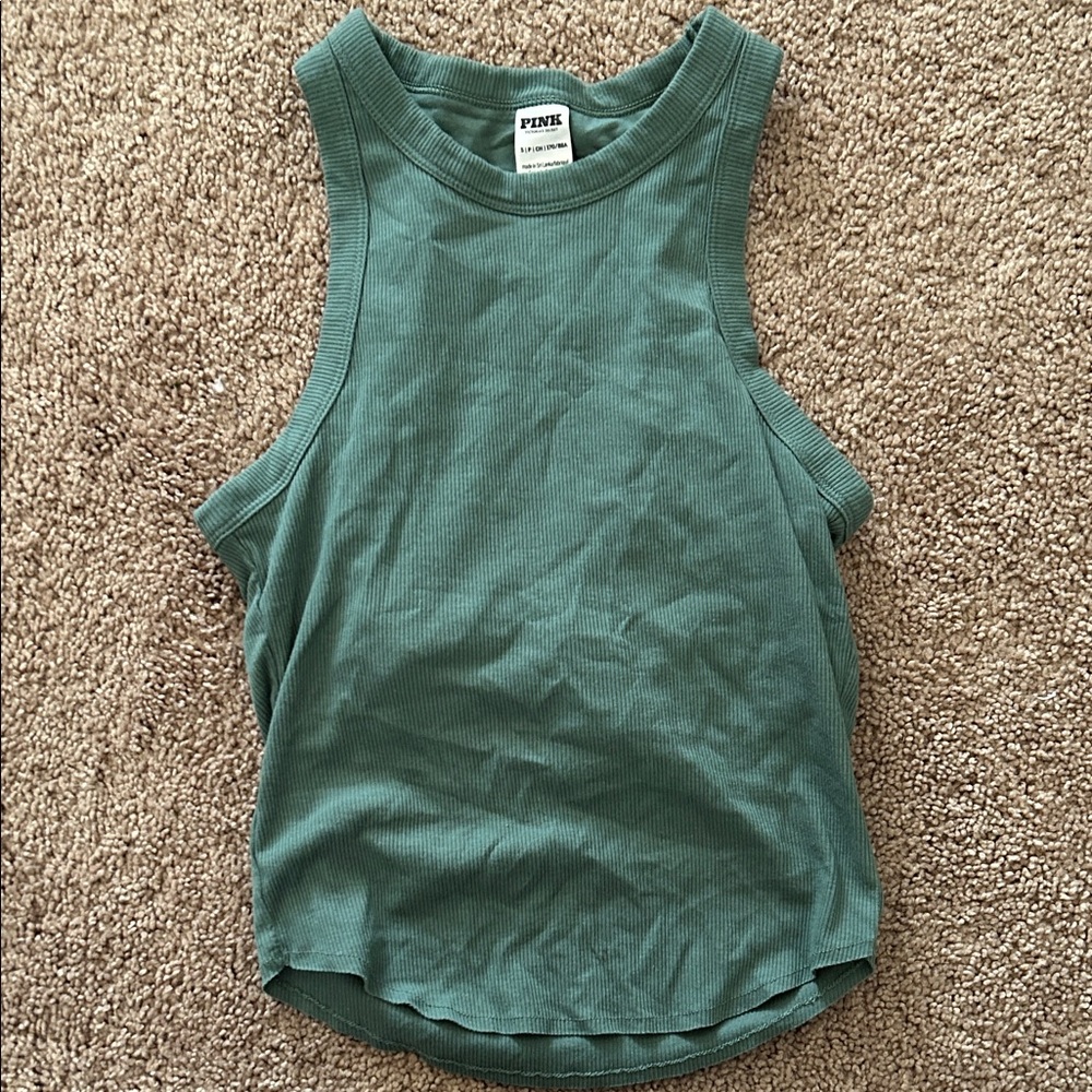 PINK Victoria's Secret Teal Tank Top